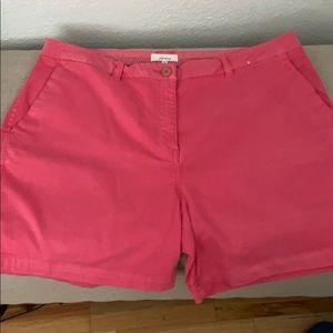 joules coral shorts